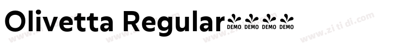 Olivetta Regular字体转换